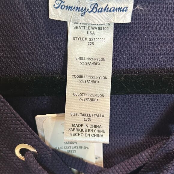 TOMMY BAHAMA Lace Up Spa Dress NWT - Picture 7 of 8